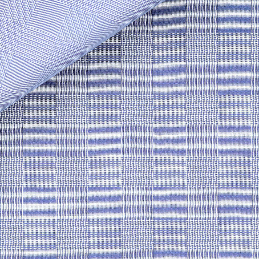 Poplin Check Pattern Blue