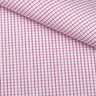 Poplin Check Pattern Purple