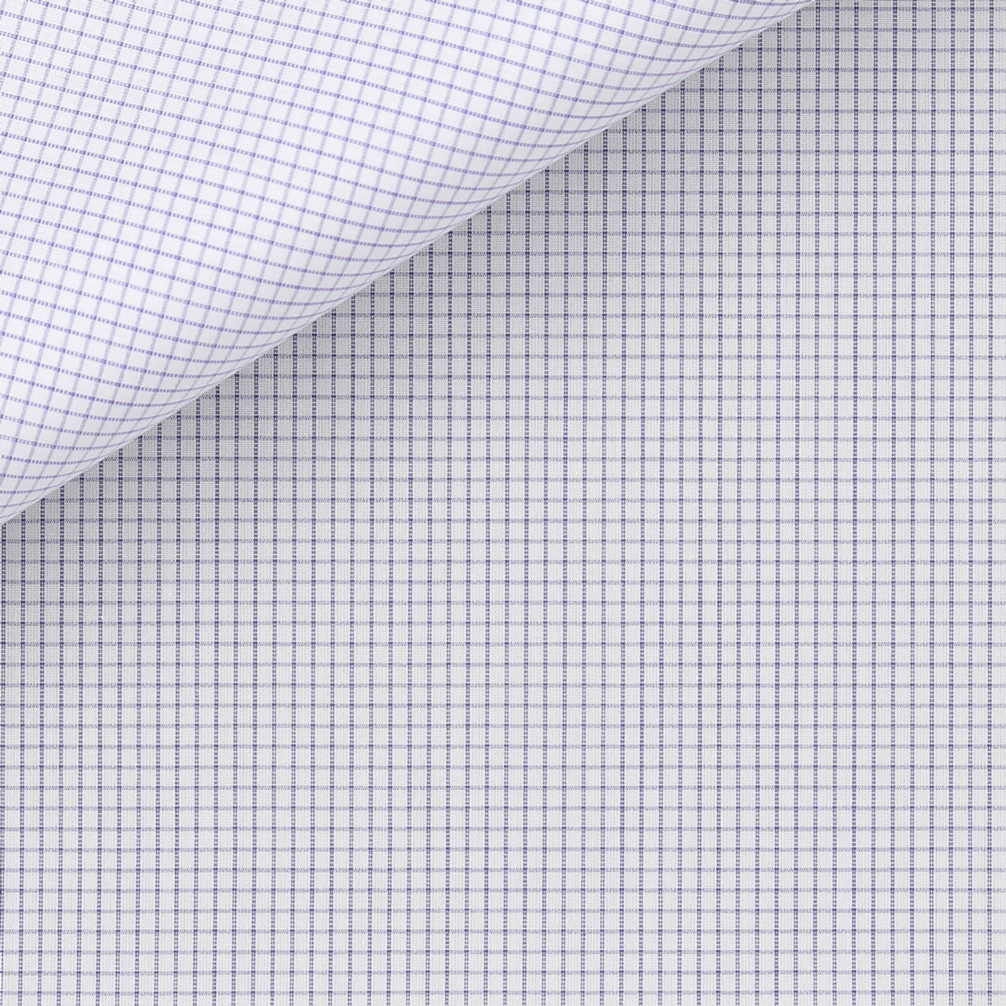 Poplin Check Pattern Blue