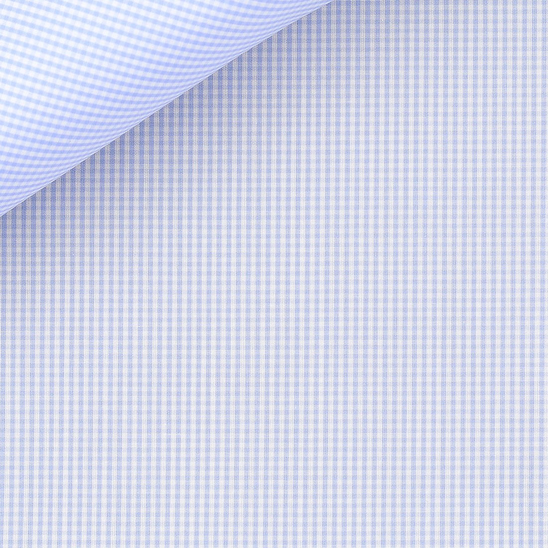 Poplin Check Pattern Blue