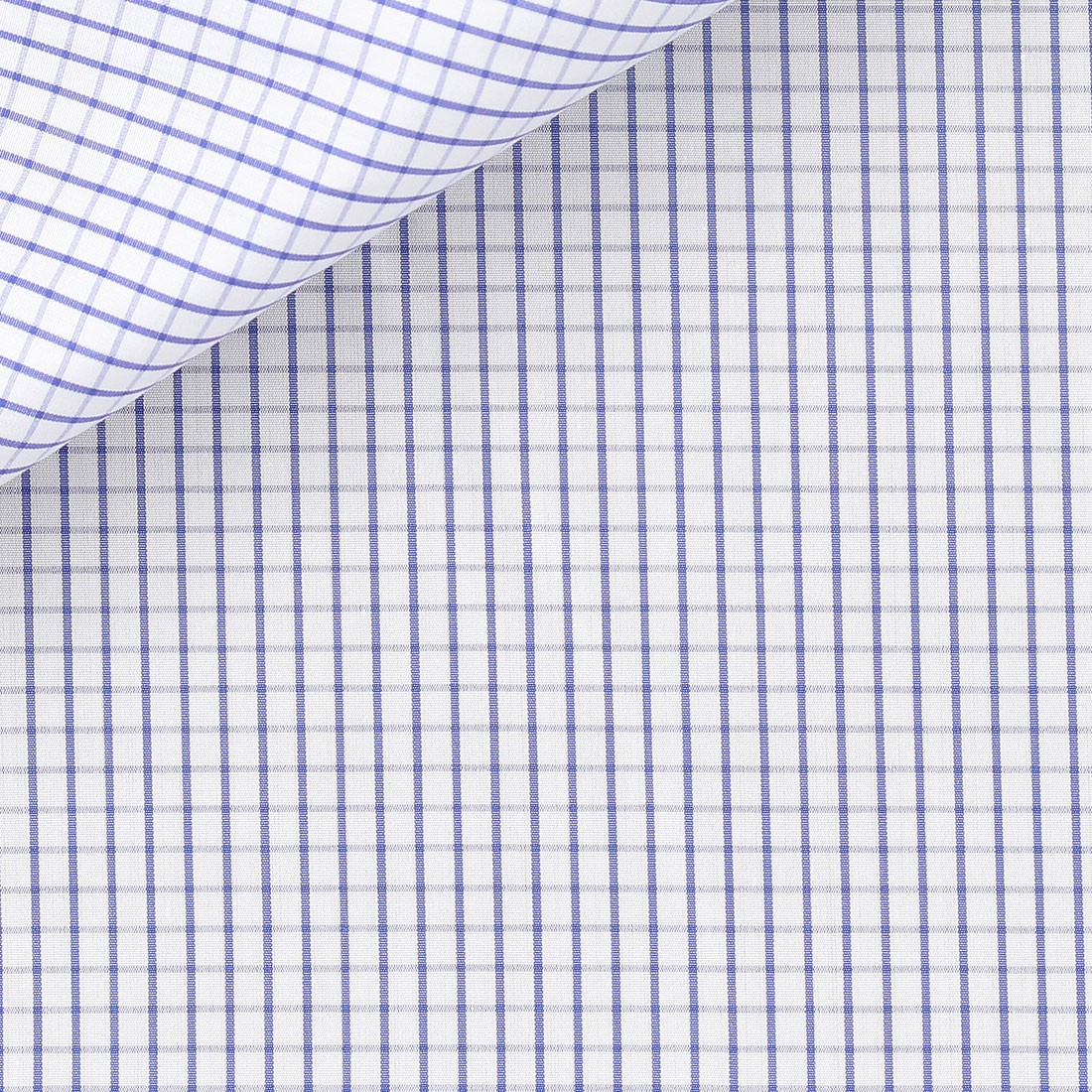 Poplin Check Pattern Blue