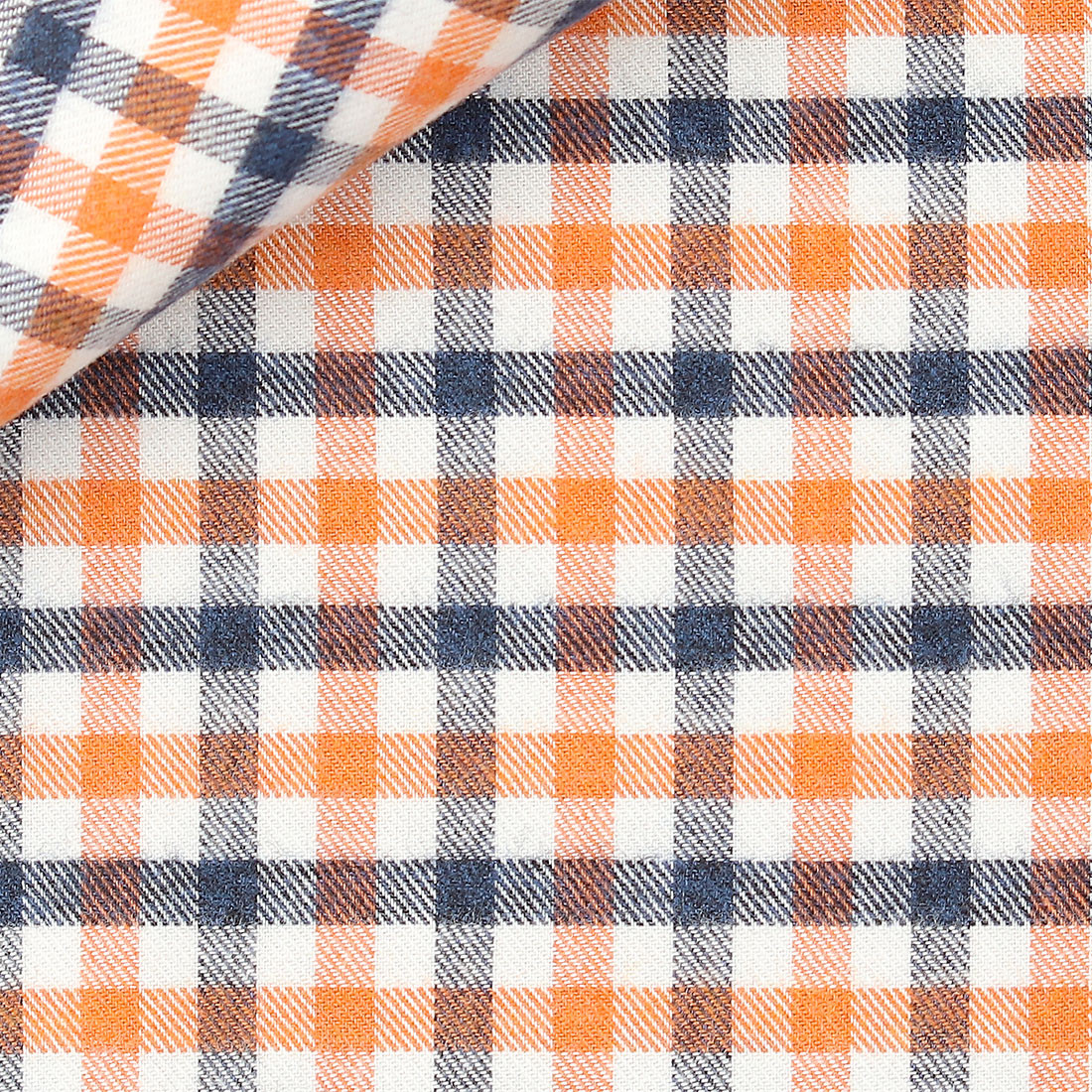 Twill Check Pattern Orange