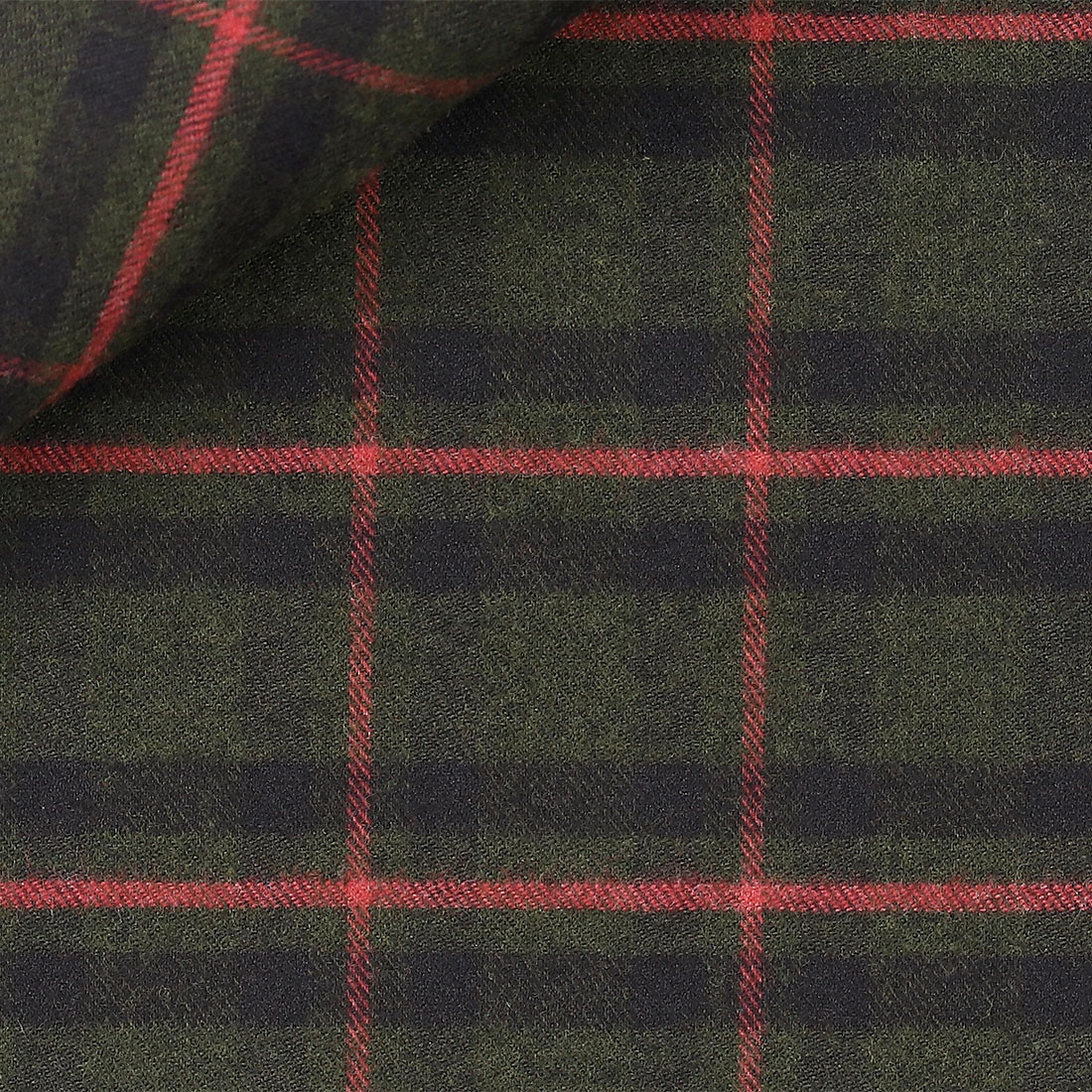 Twill Check Pattern Green
