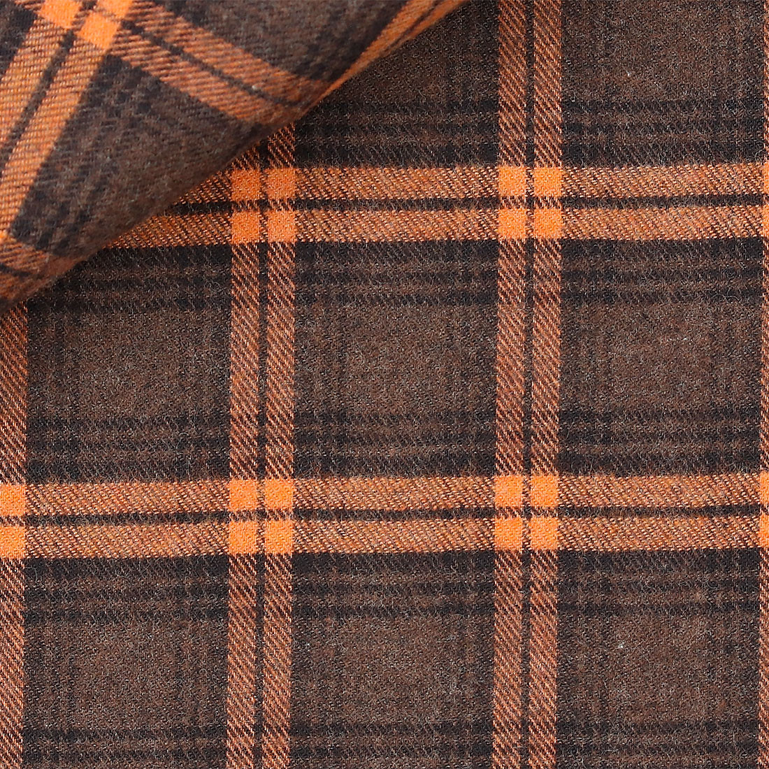 Twill Check Pattern Brown