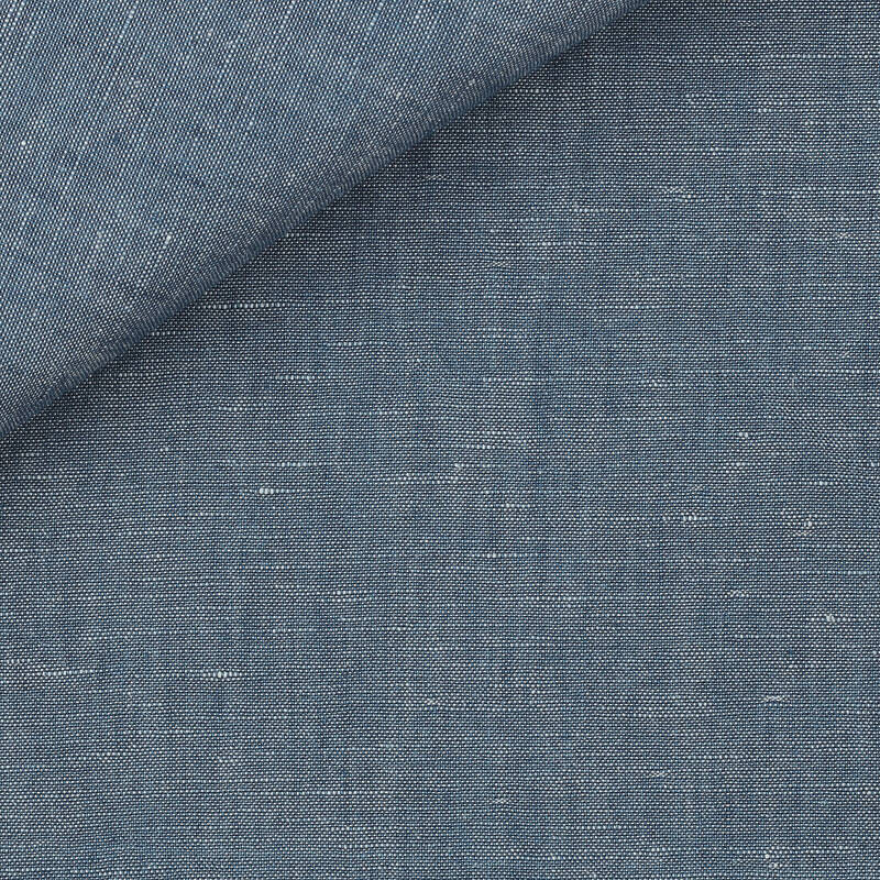 Chambray Linen Plain Blue