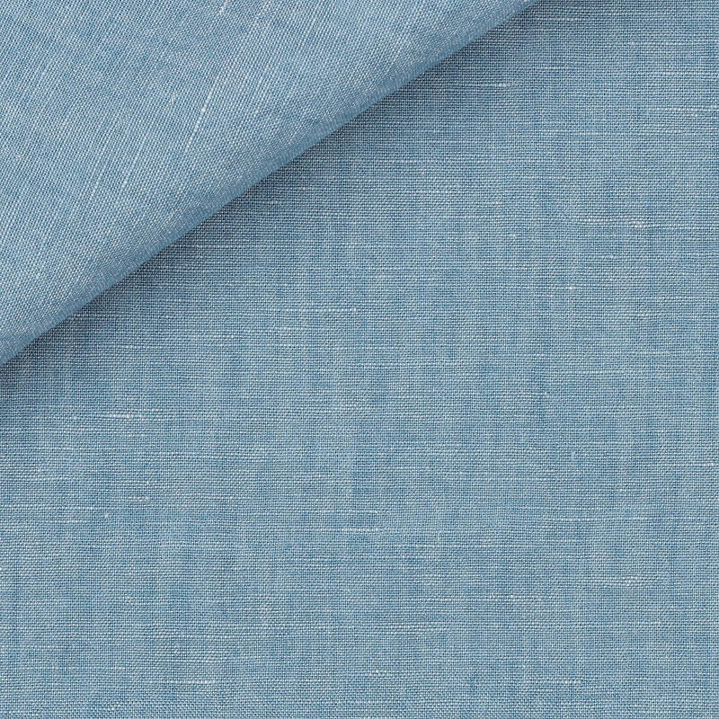 Chambray Linen Plain Blue