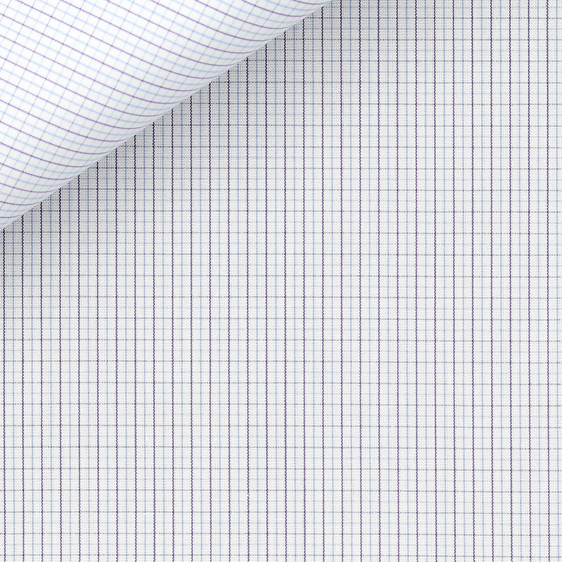 Poplin Check Pattern Blue