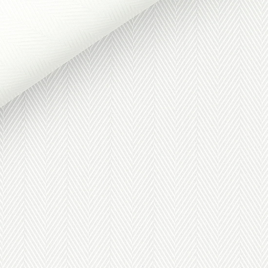 Herringbone Plain White