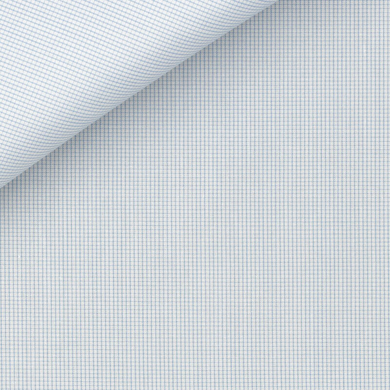 Poplin Check Pattern White