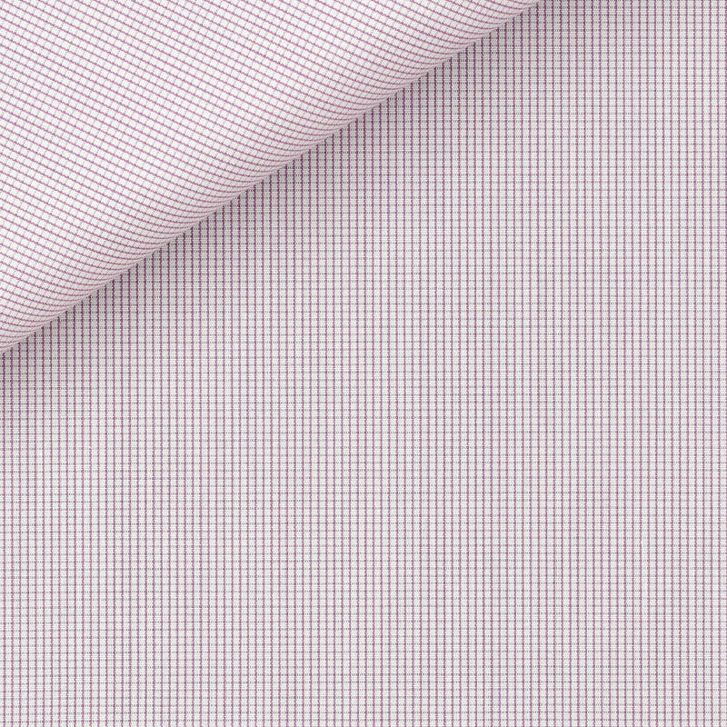 Poplin Check Pattern Mauve
