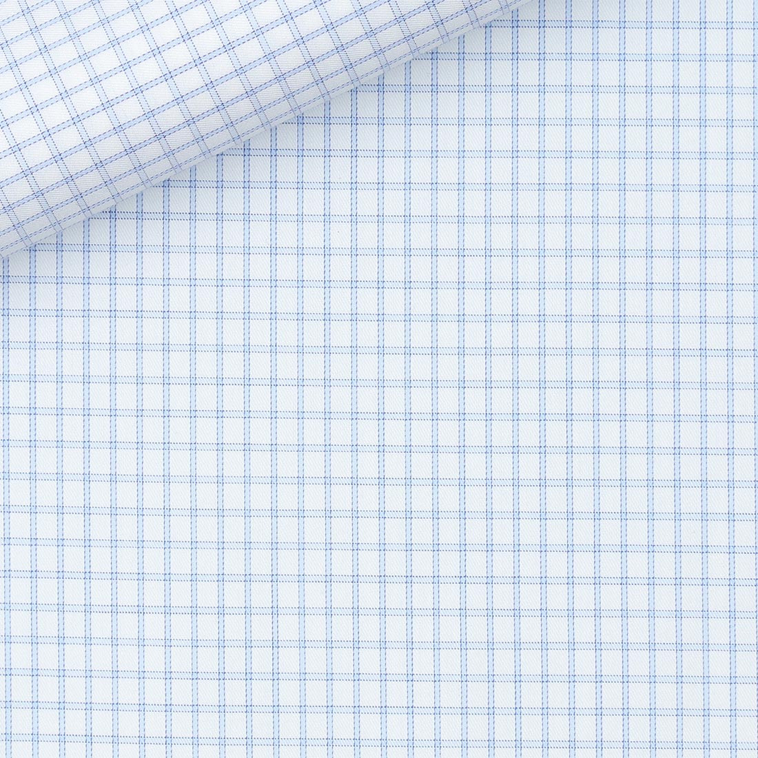 Twill Check Pattern Blue