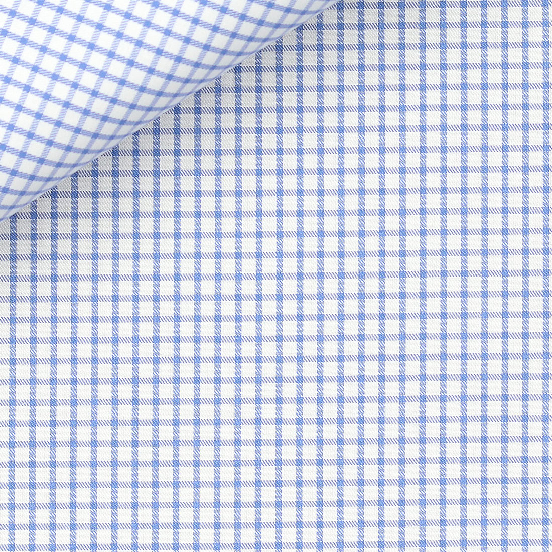 Twill Check Pattern Blue
