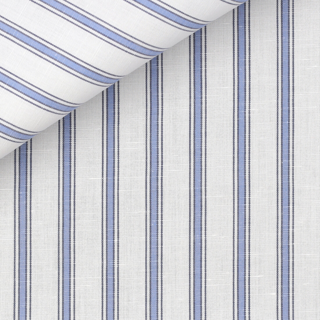 Linen Stripes Blue