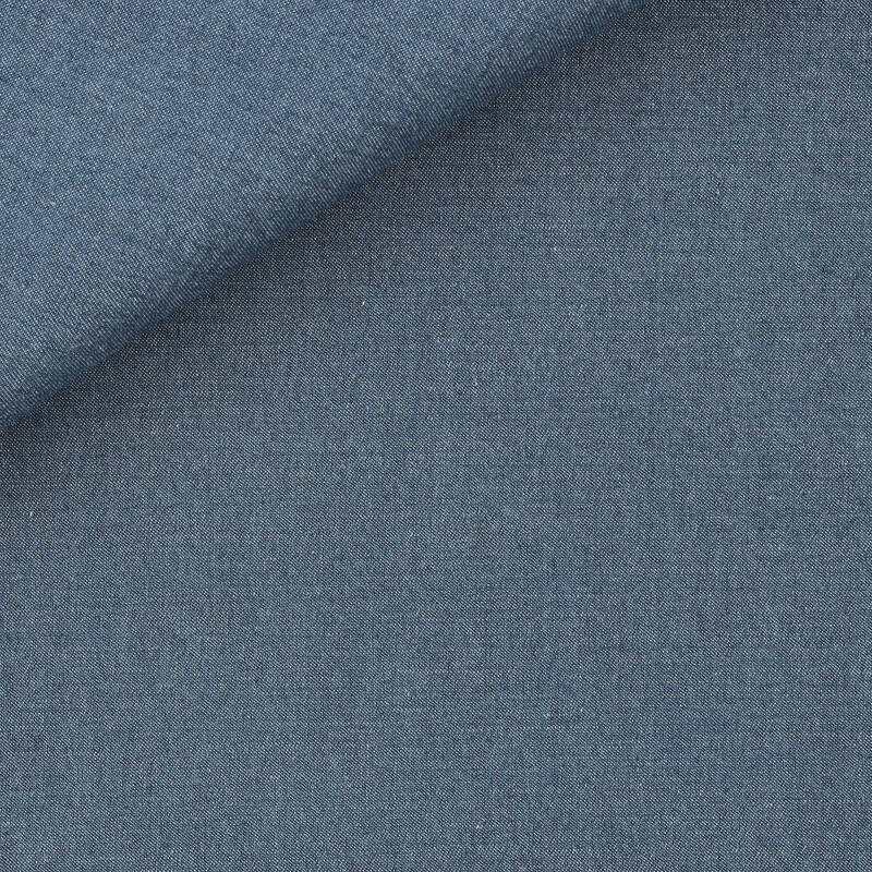 Stretch Denim Plain Blue