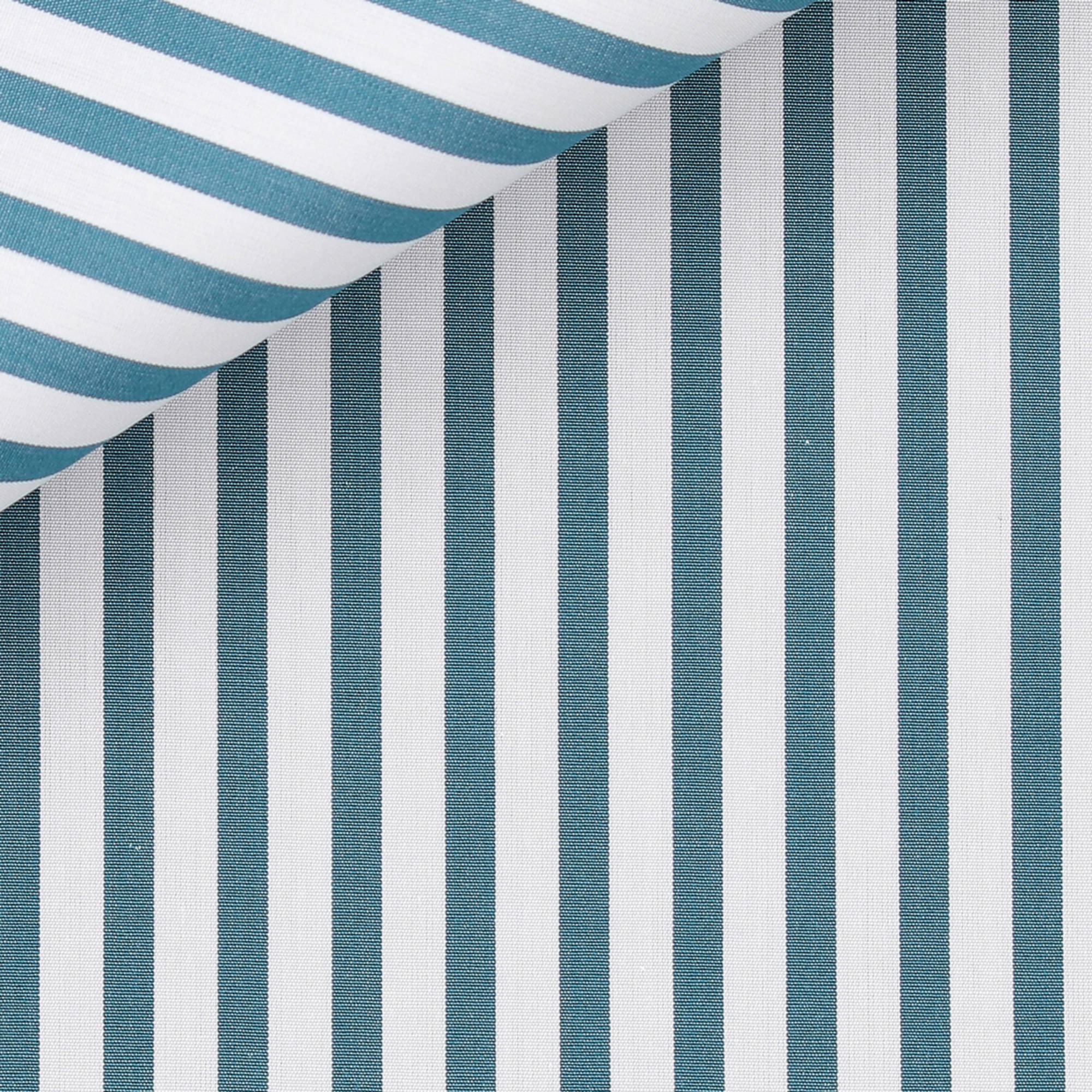Poplin Stripes Green