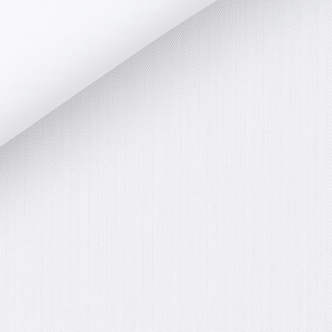 Herringbone Plain White