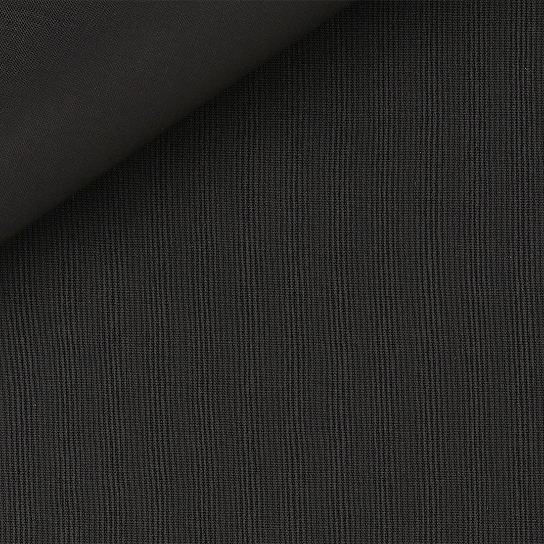 Voile Plain Black