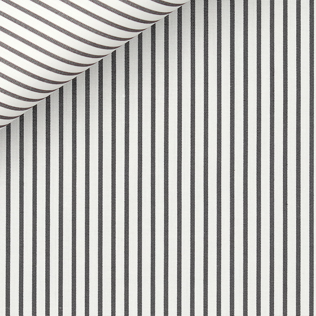 Poplin Stripes Black