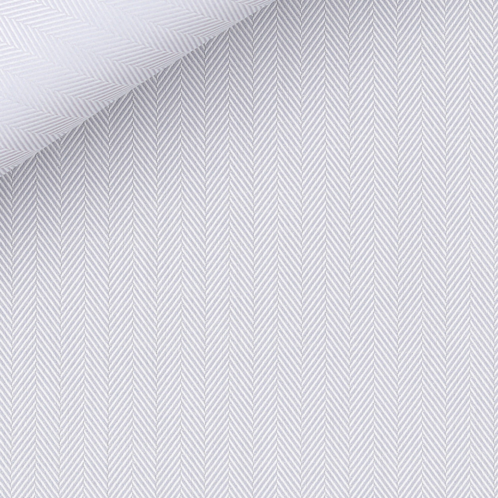 Herringbone Plain Grey