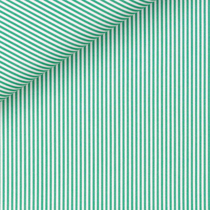 Twill Stripes Green