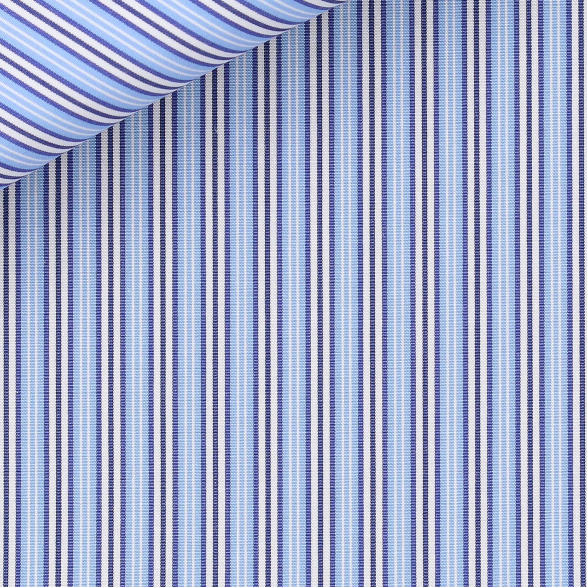 Poplin Stripes Blue
