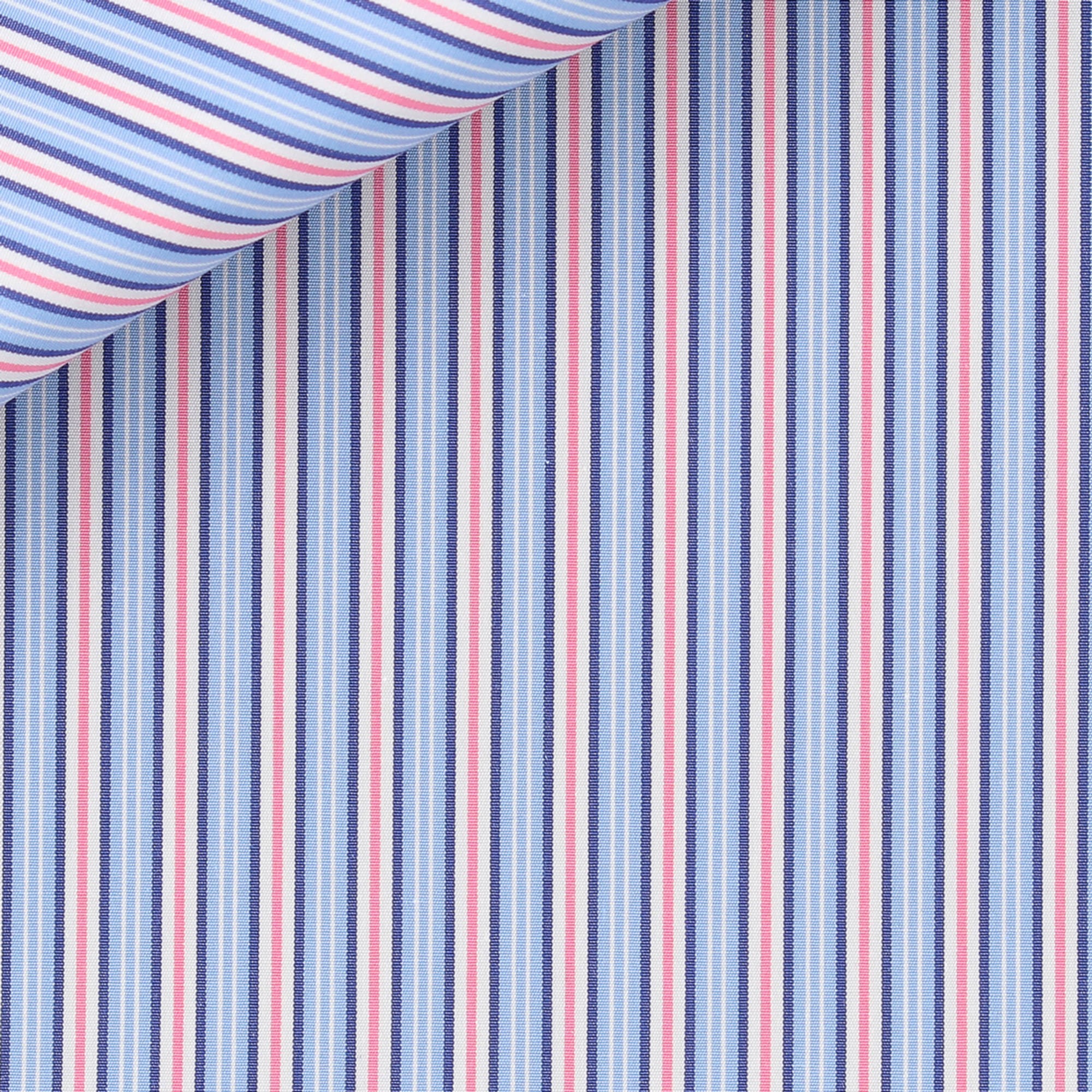 Pink Stripes Poplin