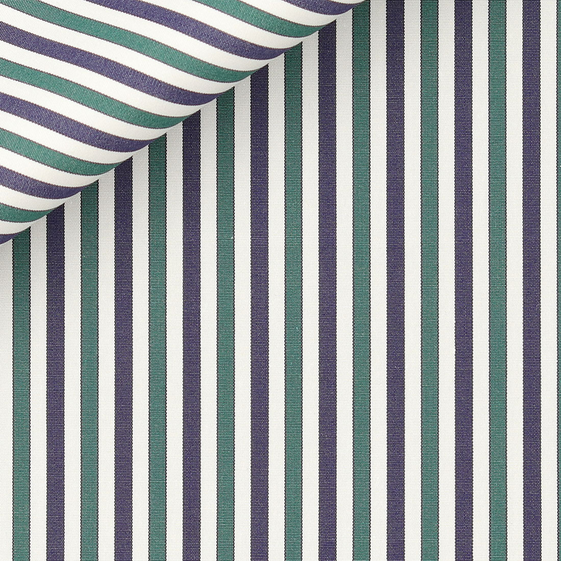 Poplin Stripes Green