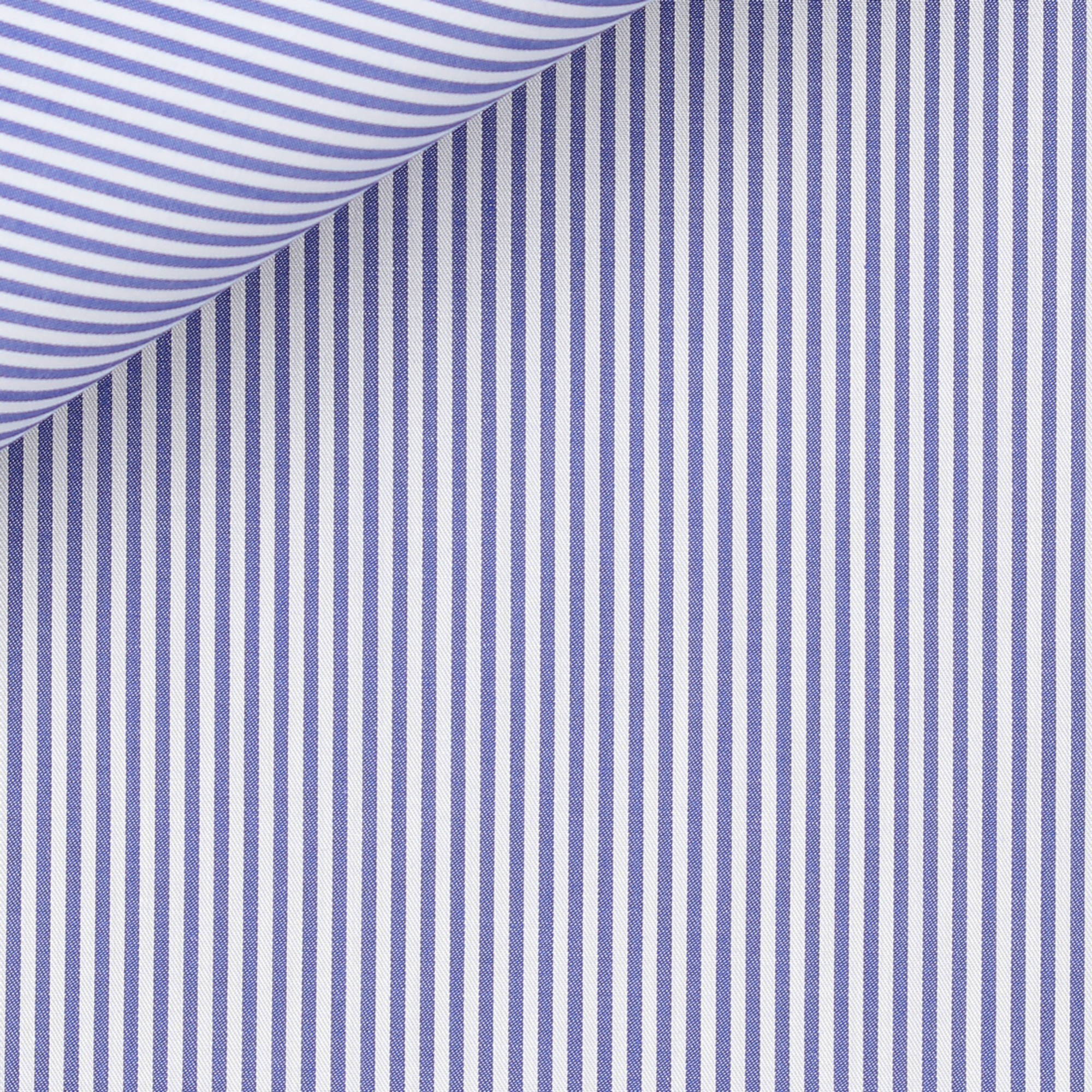 Twill Stripes Blue (easy care)