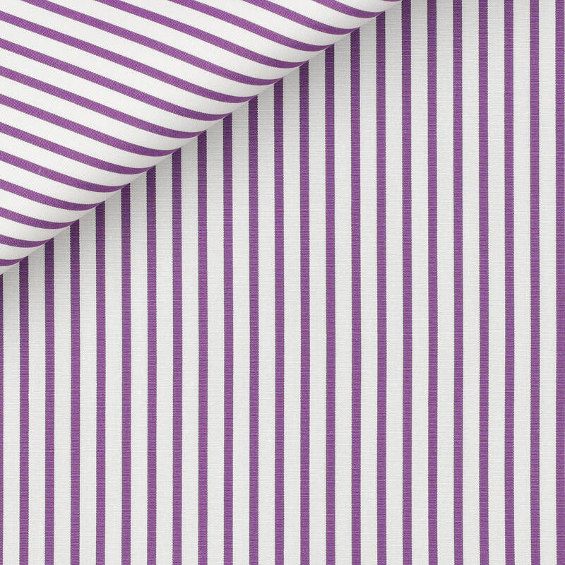 Poplin Stripes Mauve