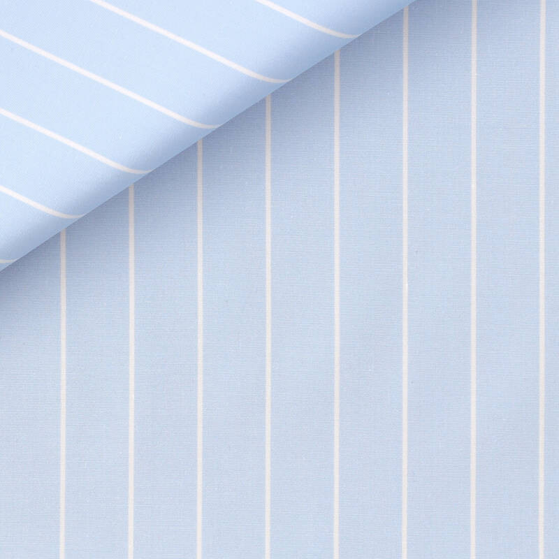 Poplin Stripes Blue