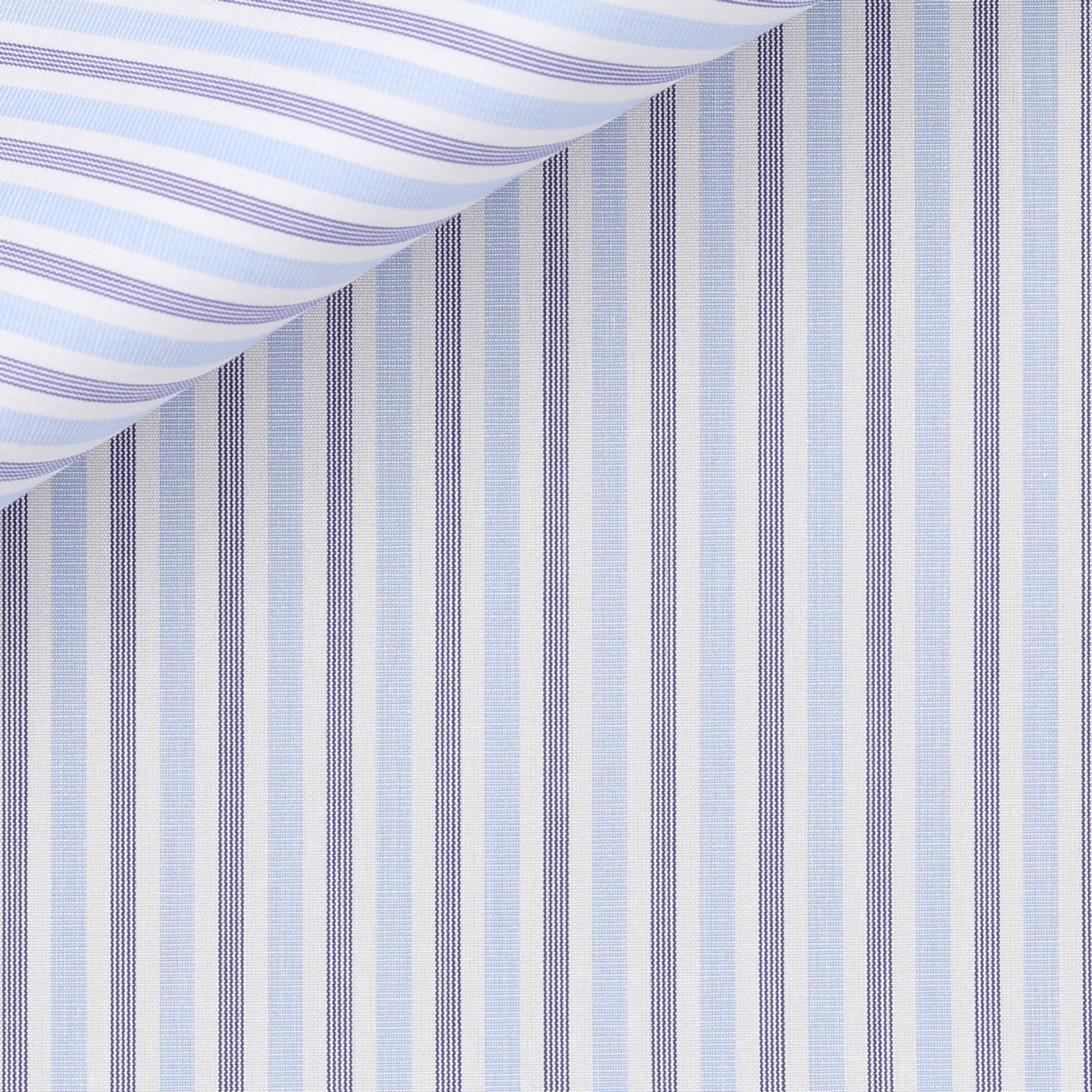 Poplin Stripes Blue
