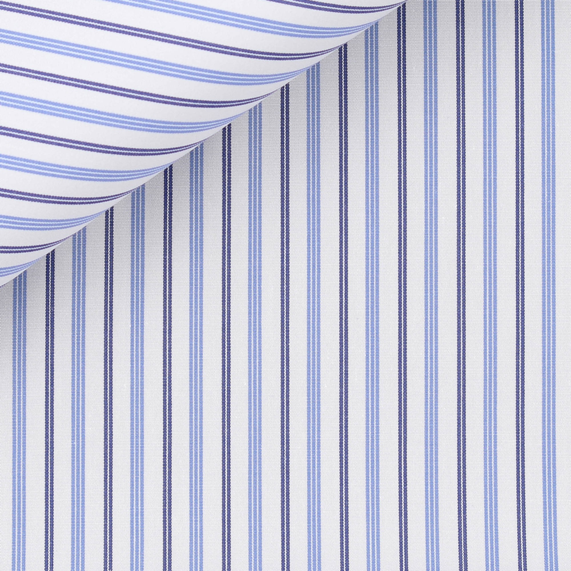 Poplin Stripes Blue