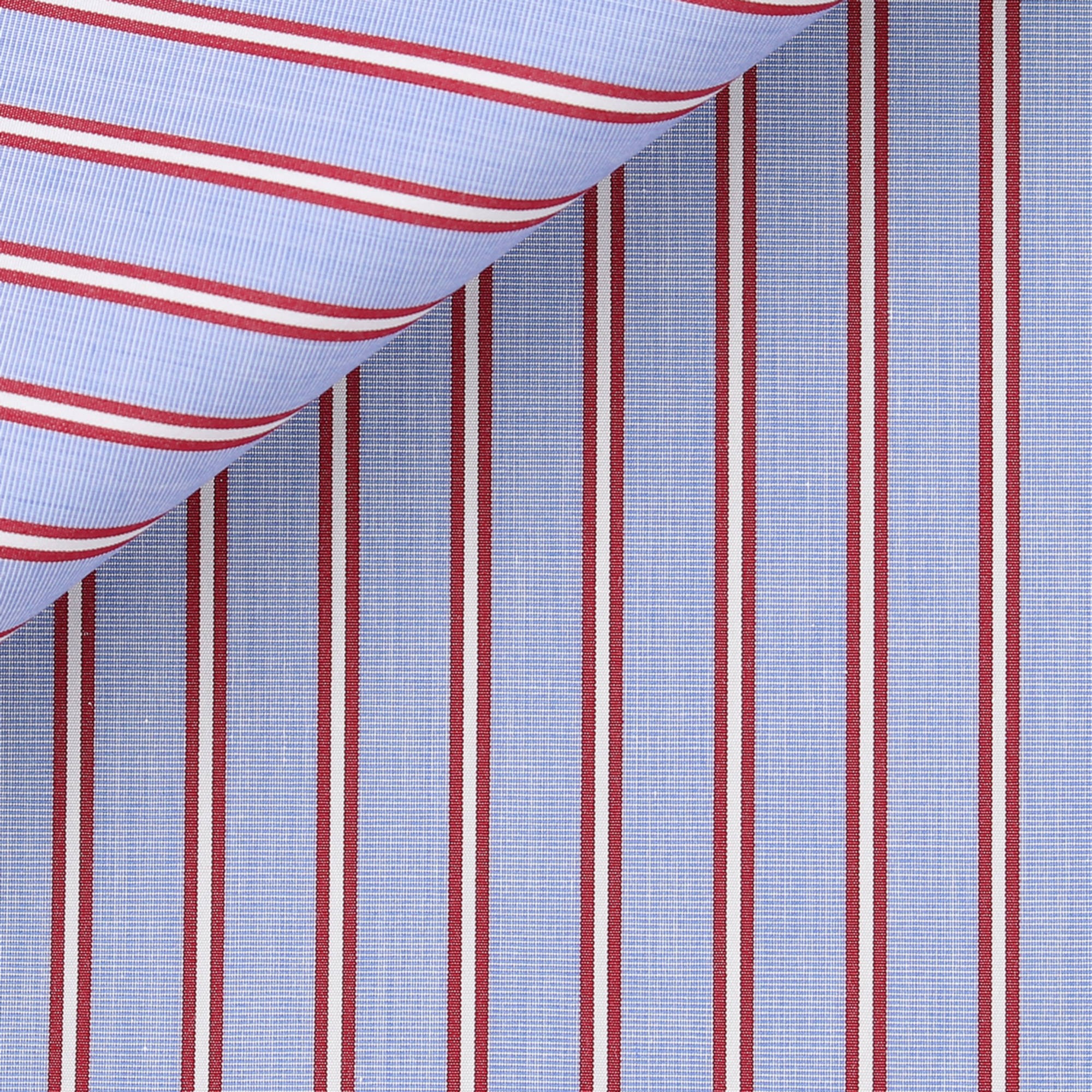 Poplin Stripes Red