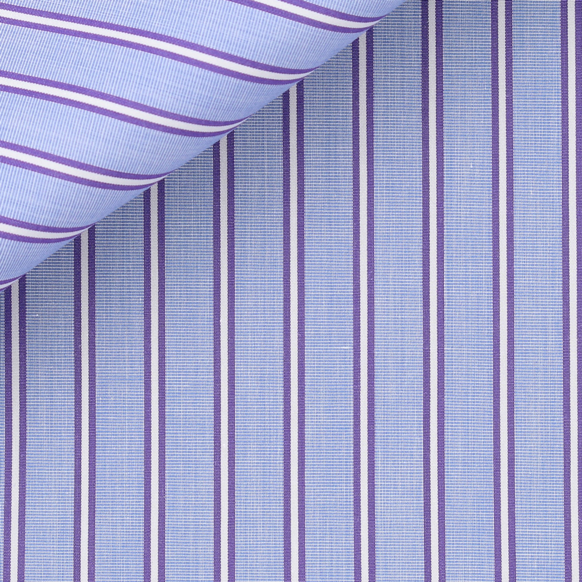 Poplin Stripes Purple