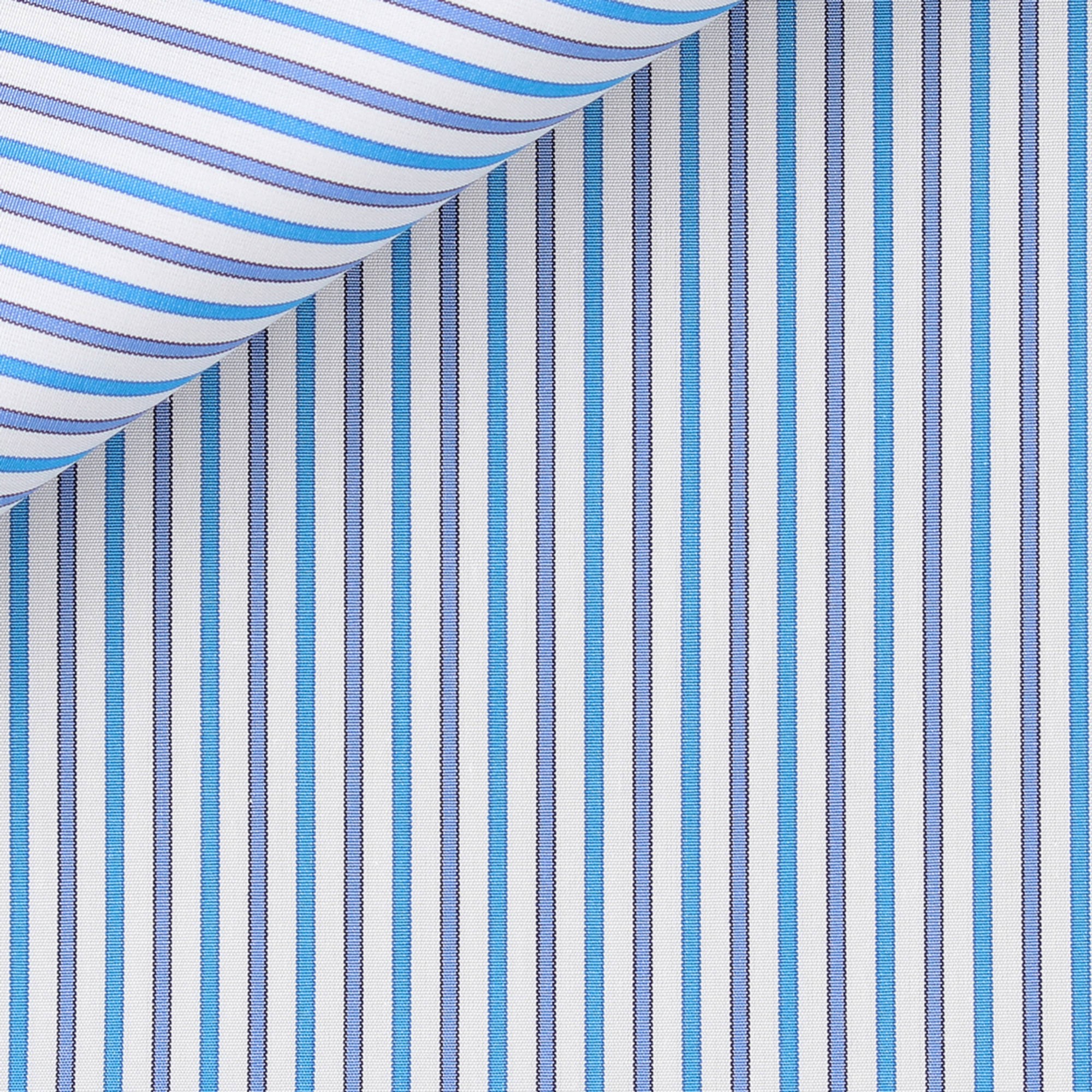 Poplin Stripes Blue