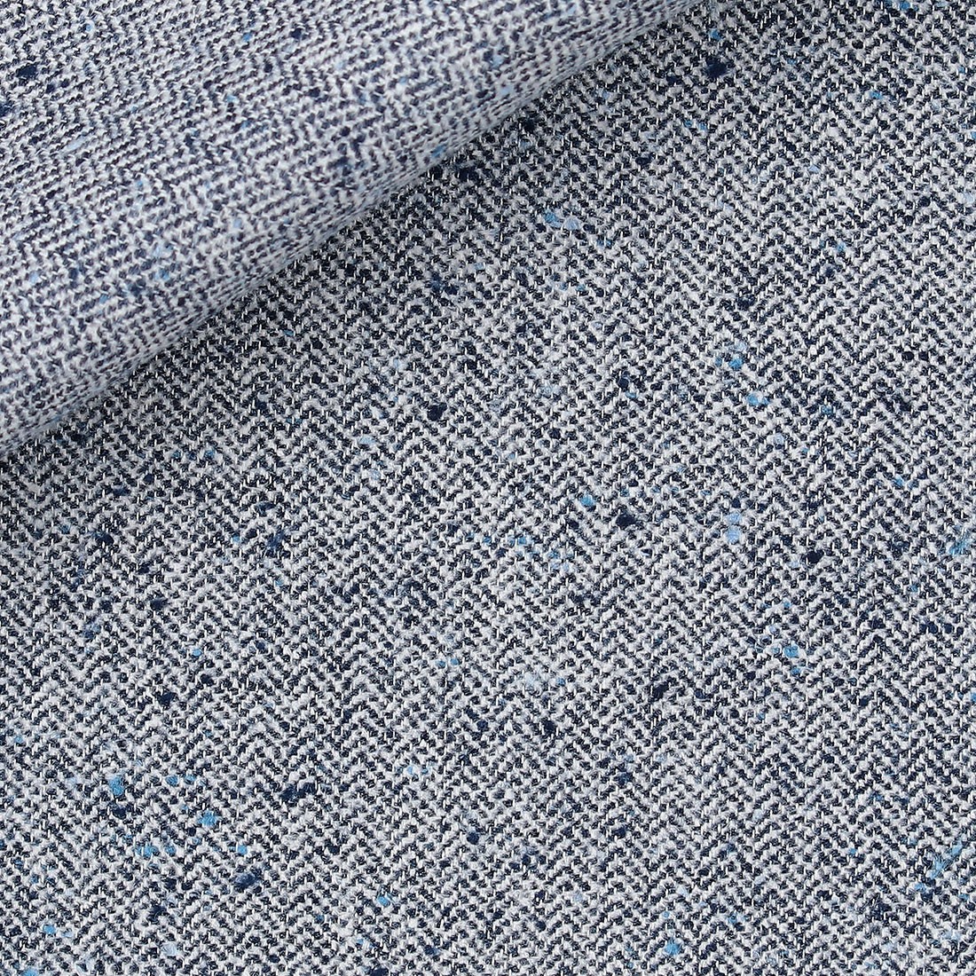 Bouclé Plain Blue