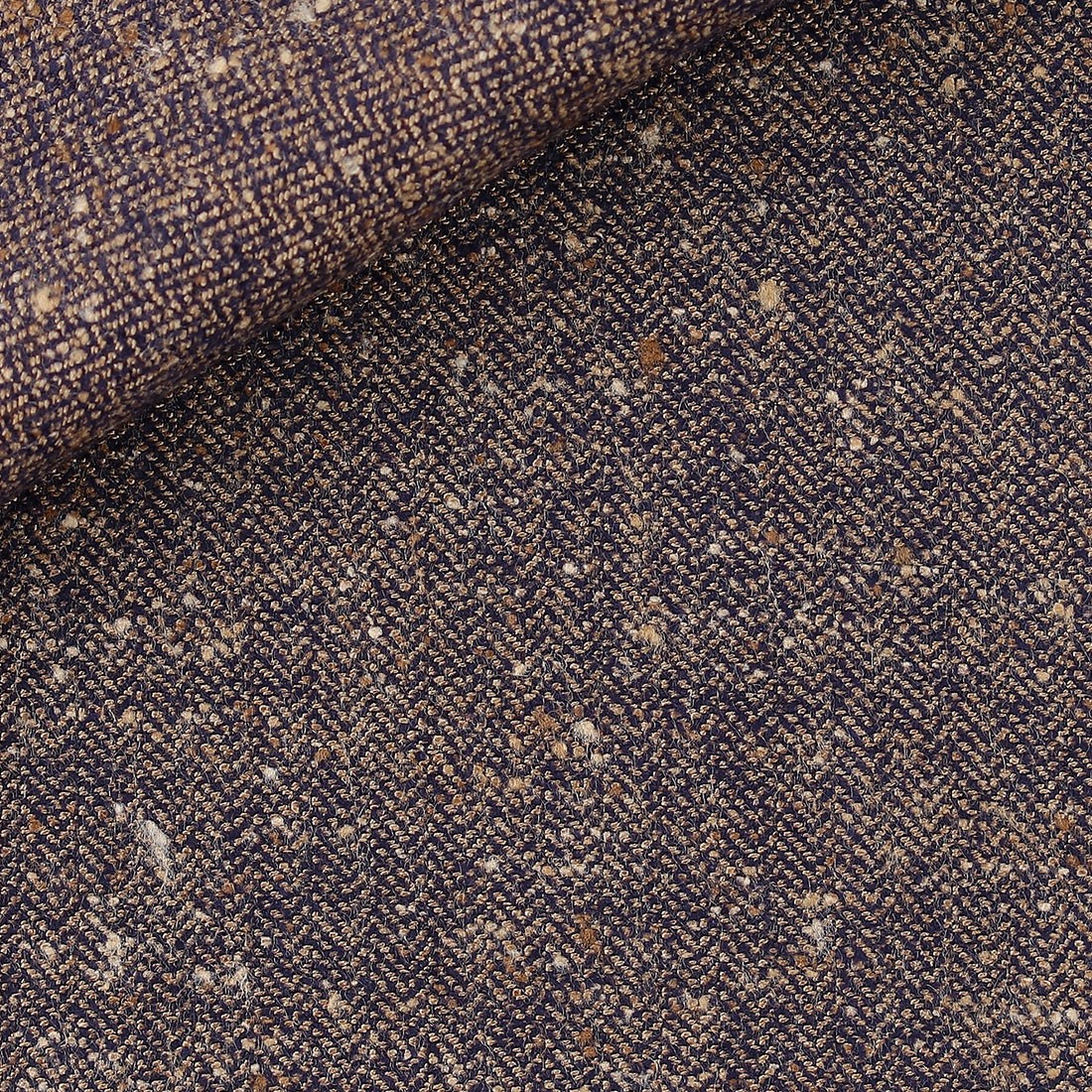 Bouclé Plain Brown