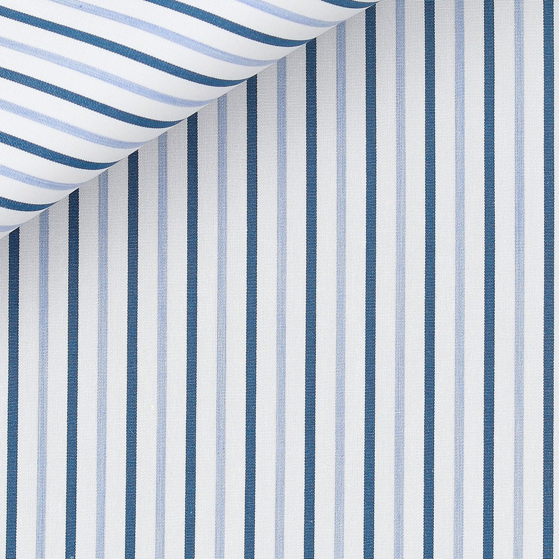 Poplin Stripes Blue