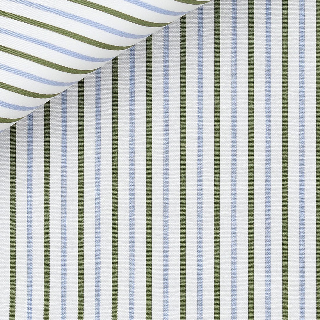 Poplin Stripes Green