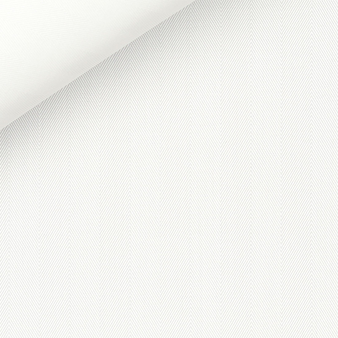 Herringbone Plain White