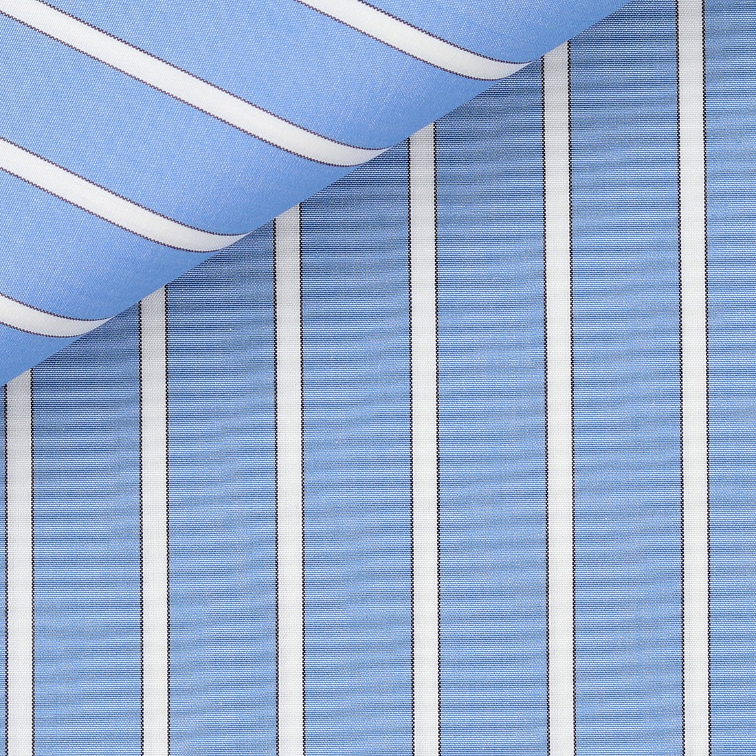 Linen Stripes Blue