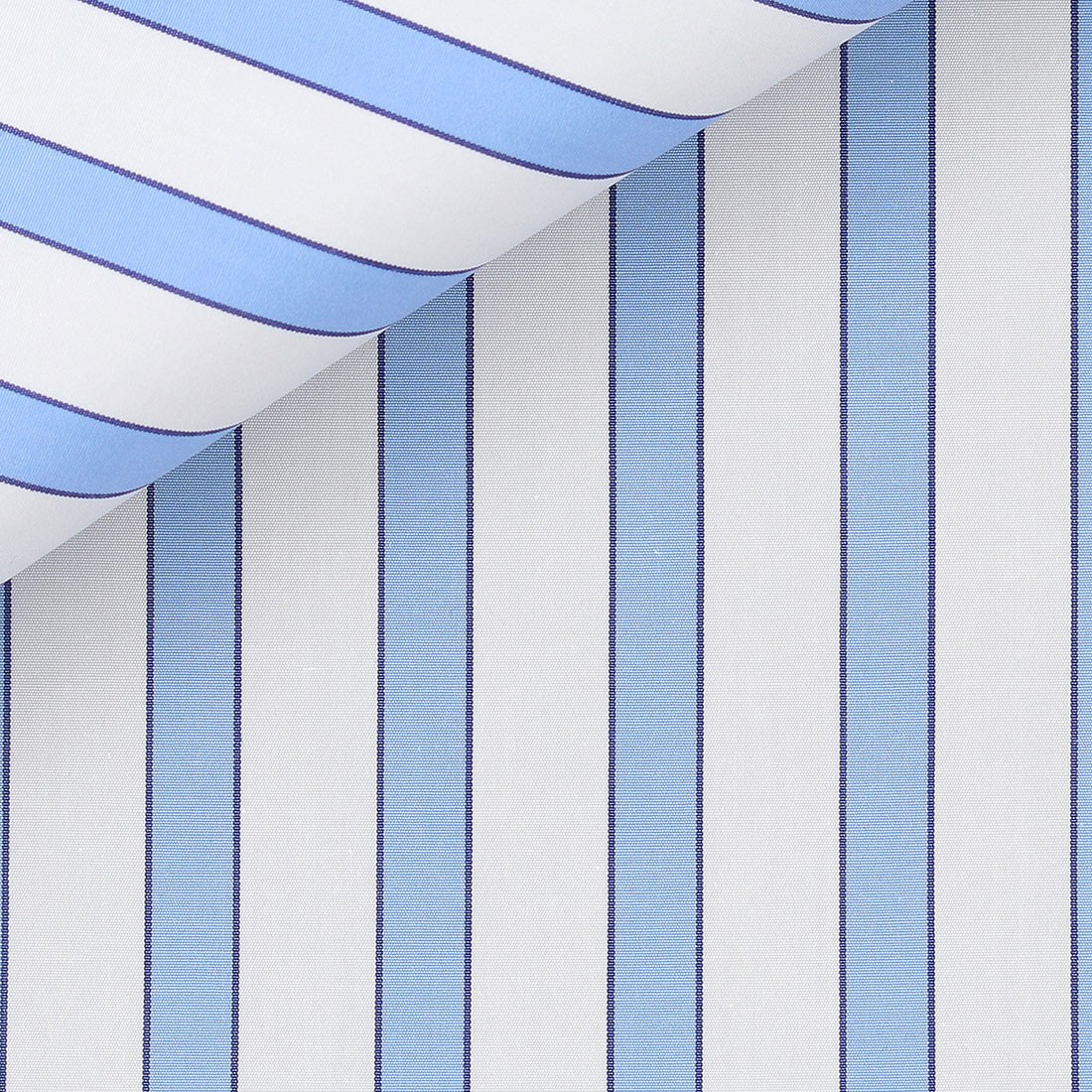 Poplin Stripes Blue