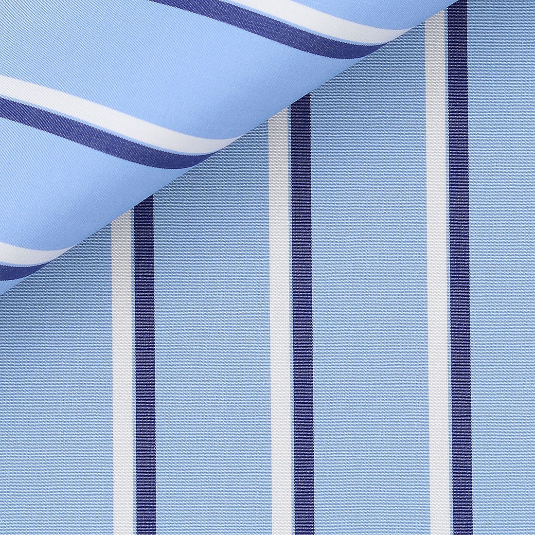 Poplin Stripes Blue