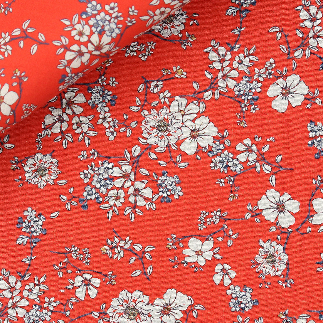 Poplin Pattern Orange