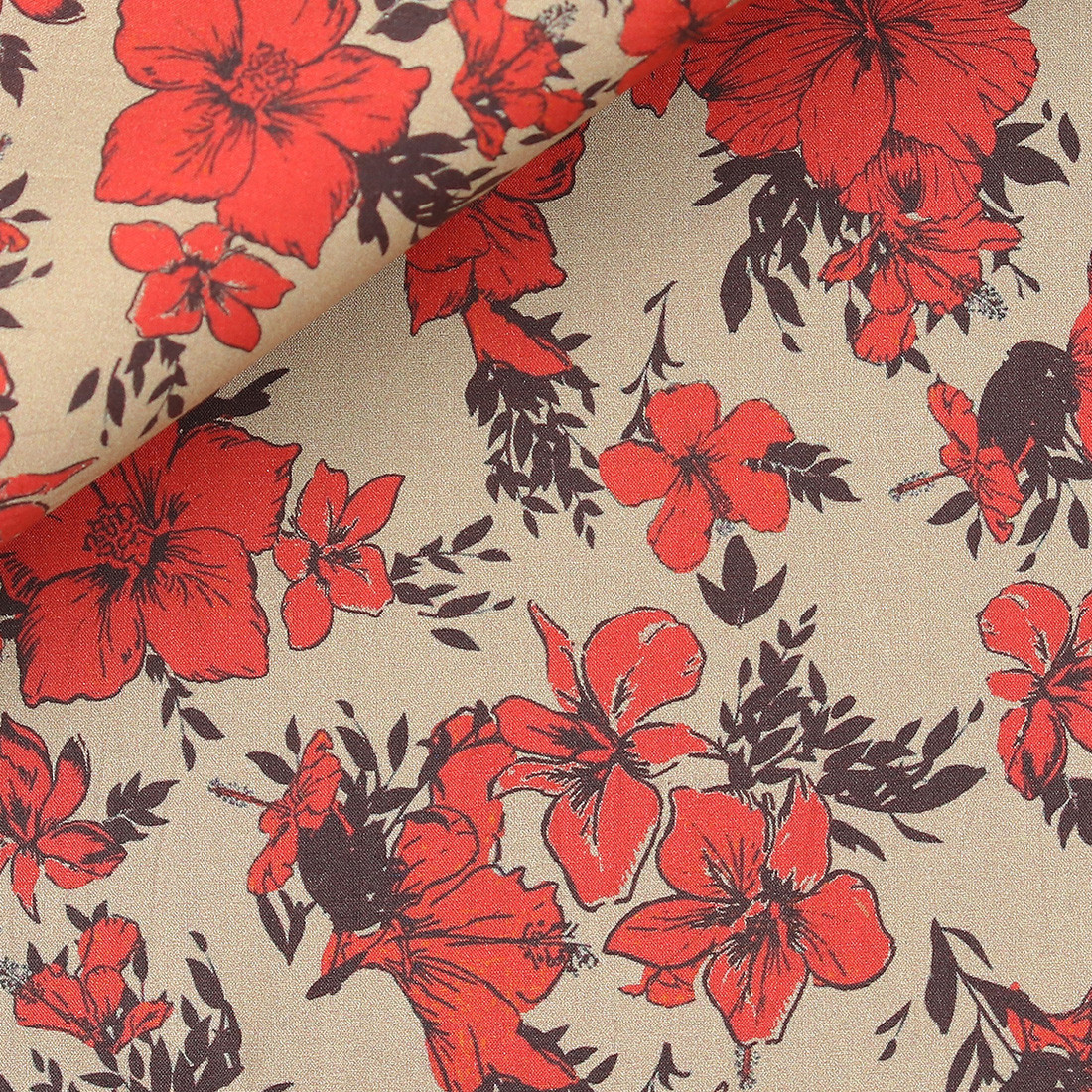 Poplin Pattern Orange