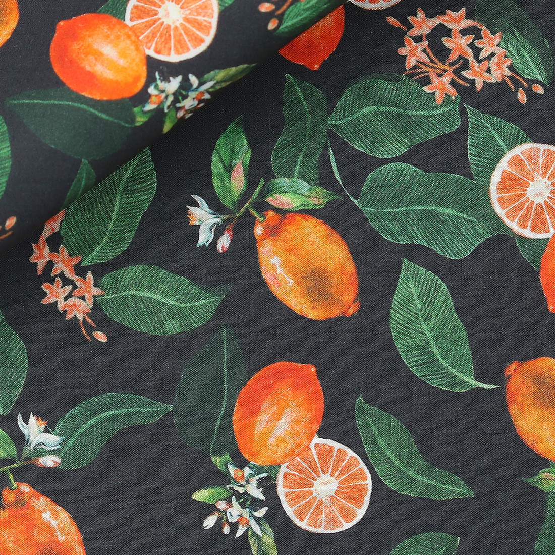 Poplin Pattern Orange