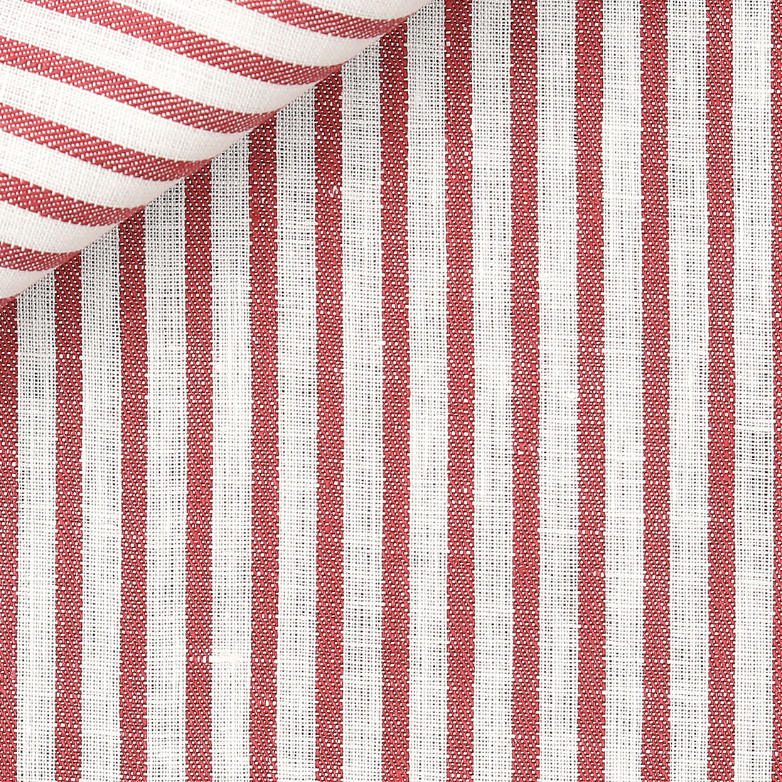 Linen Stripes Red