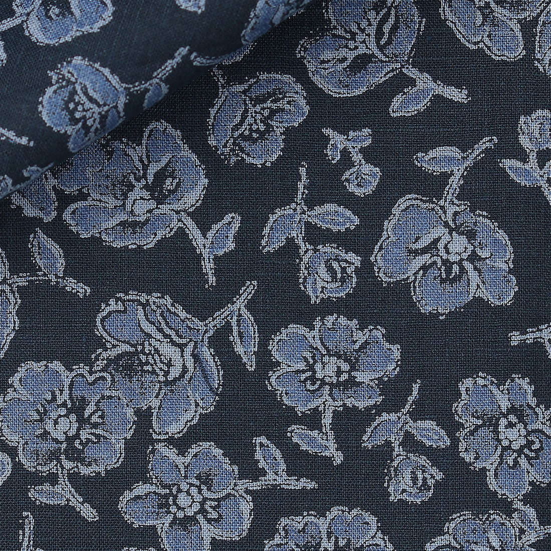 Linen Pattern Blue