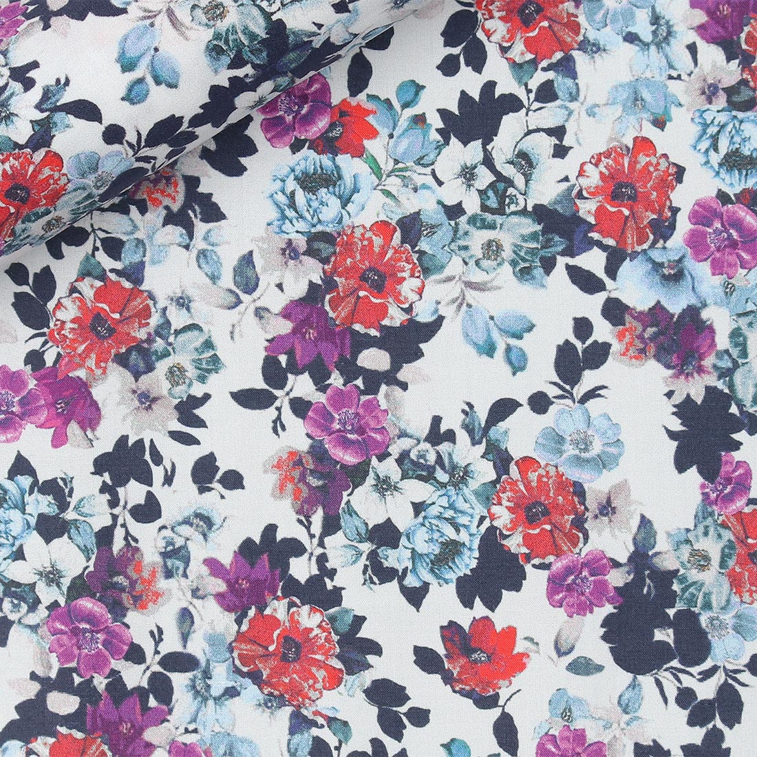 Poplin Pattern Purple