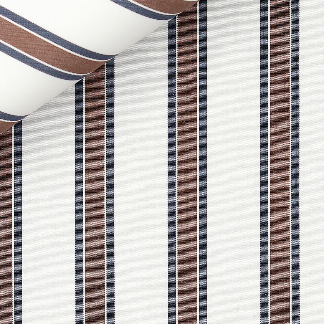 Poplin Stripes Brown
